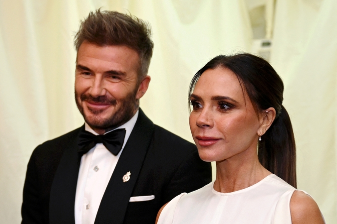 David Beckham ir Victoria Beckham