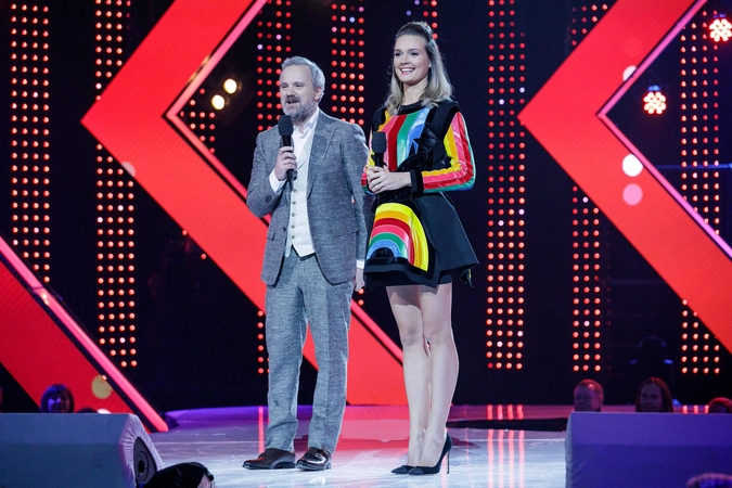Giedrius Savickas su Jurgita Širvaite
