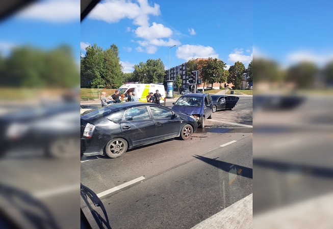 Vilniuje neblaivus vairuotojas sukėlė masinę avariją