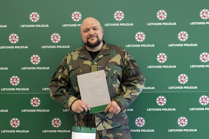 Ne pratybos, o gyvenimas: šaulys padėjo užkirsti kelią pavojingai situacijai
