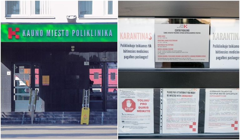 Kauno miesto poliklinikos gydytojai – priešakinėse kovos su koronavirusu gretose 