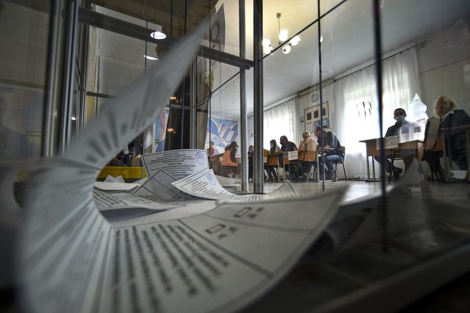 ES smerkia Rusijos pseudoreferendumų Ukrainoje suklastotus rezultatus