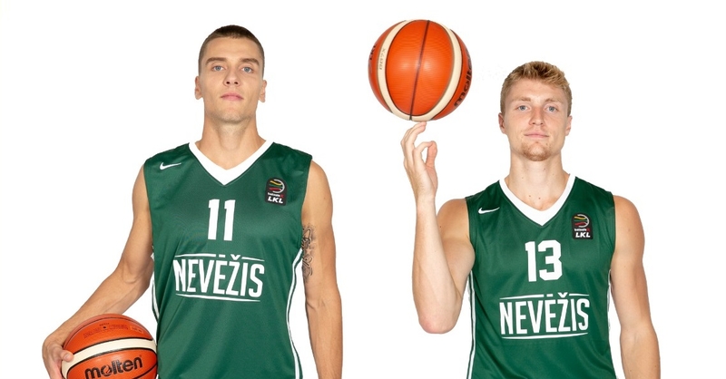 Juozas Balčiūnas (kairėje) ir Jaelanas Sanfordas