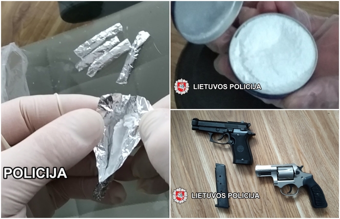 Klaipėdoje suimtas taksi vairuotojas: vyro slėptuvėje – narkotikai ir ginklai