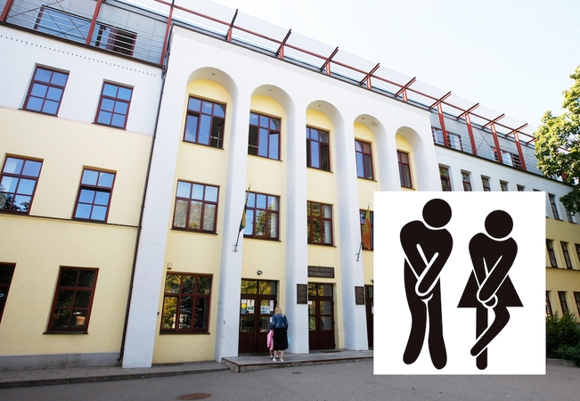 Tėvai pasibaisėjo tvarka mokykloje: berniukai ir mergaitės priversti naudotis tuo pačiu tualetu