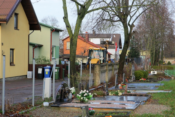 Joniškės kapinėse – nauja tvora