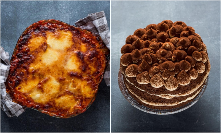 Itališkai vakarienei – baklažanai su parmezanu ir tiramisu desertas (receptai)