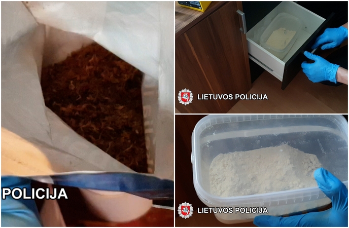 Klaipėdos policija sučiupo narkotikų platinimu įtariamą jaunų sugyventinių porelę