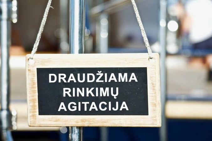 VRK: gauta kelios dešimtys pranešimų apie agitacijos pažeidimus