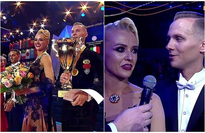 Šokėjai Evaldas ir Ieva Sodeikos – atvirojo Rusijos čempionato nugalėtojai
