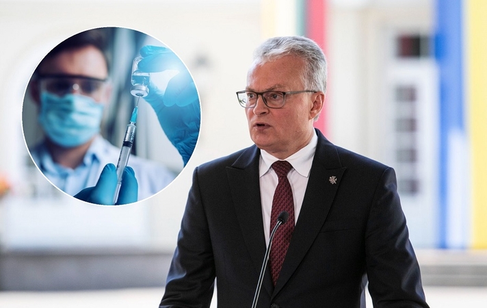 G. Nausėda: naujų ribojimų dėl COVID-19 nereikėtų, jei žmonės skiepytųsi