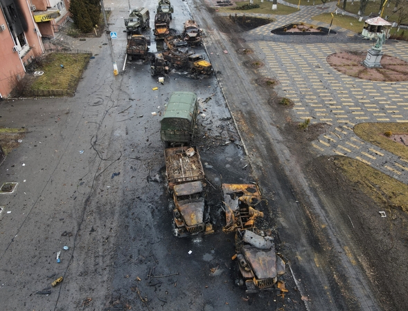 Čekijoje 9 žmonės patraukti baudžiamojon atsakomybėn už pritarimą Rusijos agresijai prieš Ukrainą