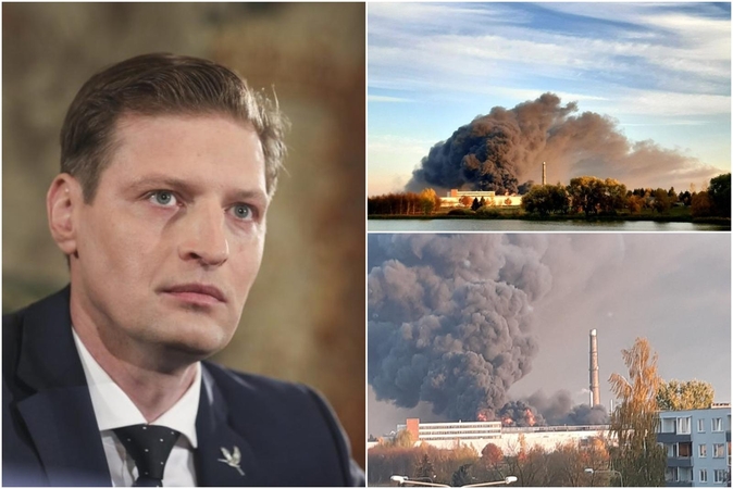 Alytuje degančios įmonės vadovas atmeta padegimo versiją, o ministras mano kitaip