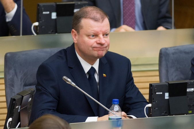 Naujojoje Vilnioje – premjerą S. Skvernelį menkinantis užrašas