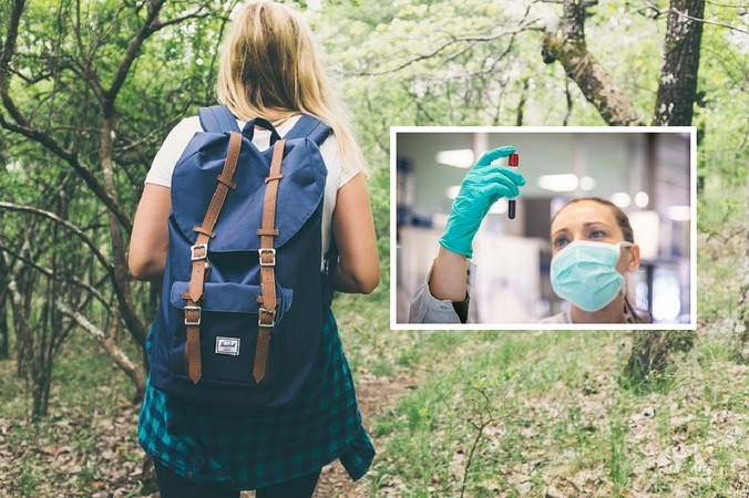 Užsikrėtusiųjų maršrutai: lankėsi pažintiniame take, vienuolyne, Kryžių kalne
