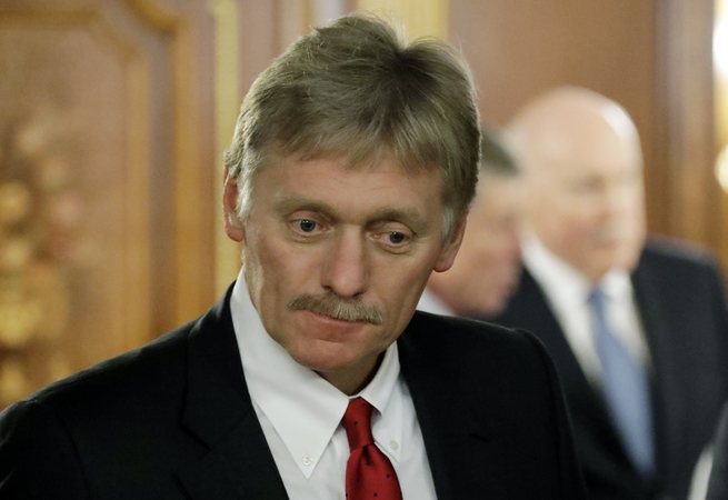 Kremliaus atstovas D. Peskovas ir jo žmona užsikrėtė koronavirusu