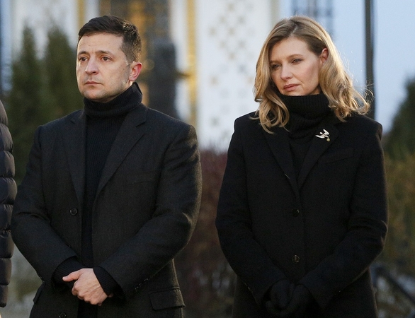 Ukrainos pirmoji ponia O. Zelenska laišku padėkojo D. Nausėdienei už paramą