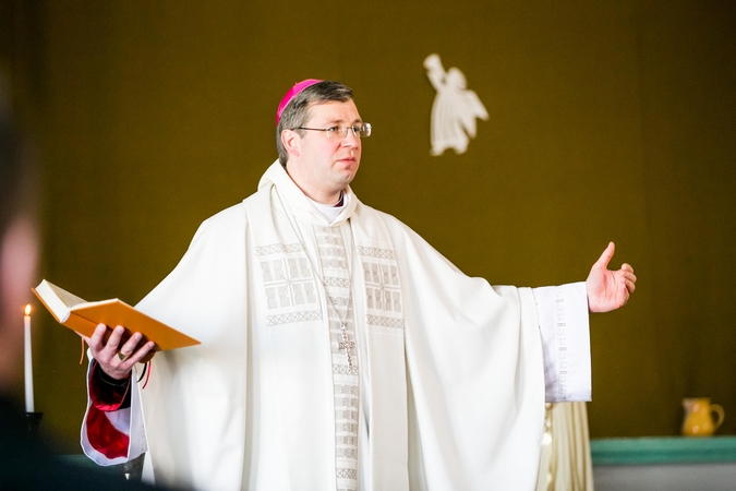 Kauno vyskupą Popiežius sužavėjo nuoširdumu ir humoru