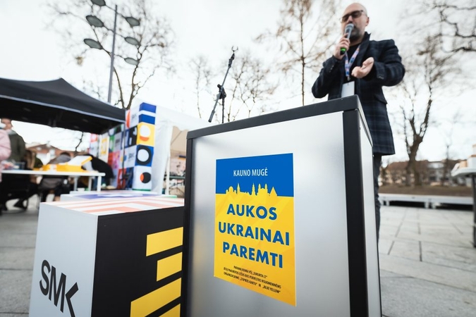 Kauno mugėje – aukcionas ir koncertas Ukrainai