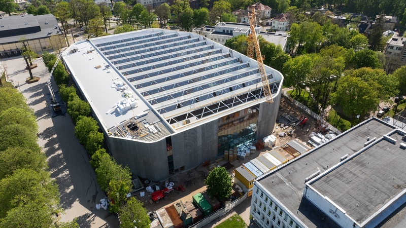 Stadiono pašonėje kyla dar vienas sporto objektas: manieže jau atlikta nemažai darbų