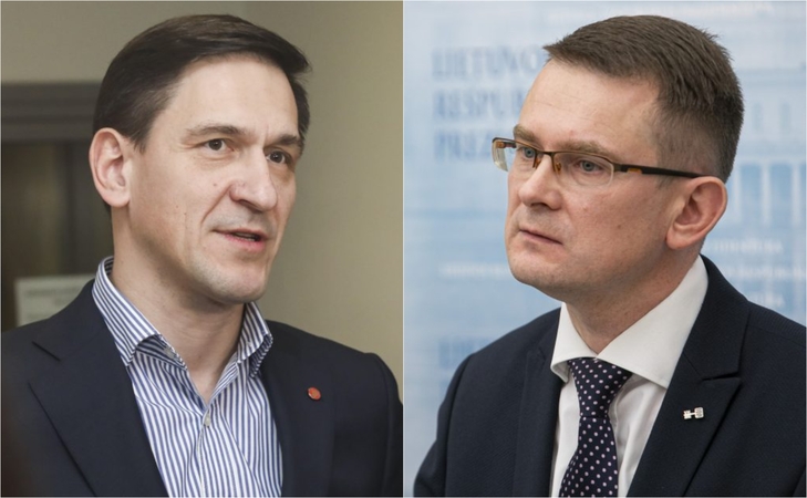 Dainius Kreivys (iš kairės) ir Arūnas Dulkys