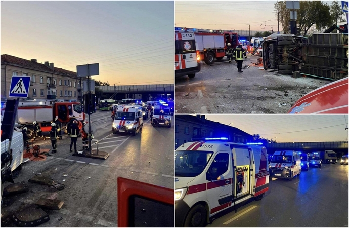 Daugiau didžiulės avarijos aplinkybių: tik vienas mikroautobuso keleivis segėjo saugos diržą