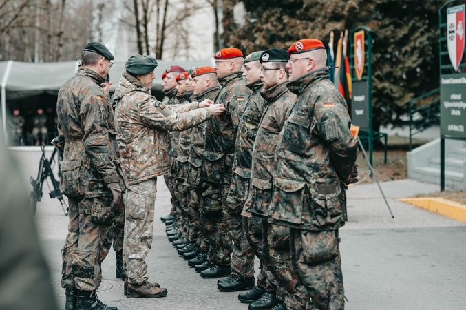 Rukloje pasikeitė atgrasymo misiją Lietuvoje vykdančios Vokietijos brigados