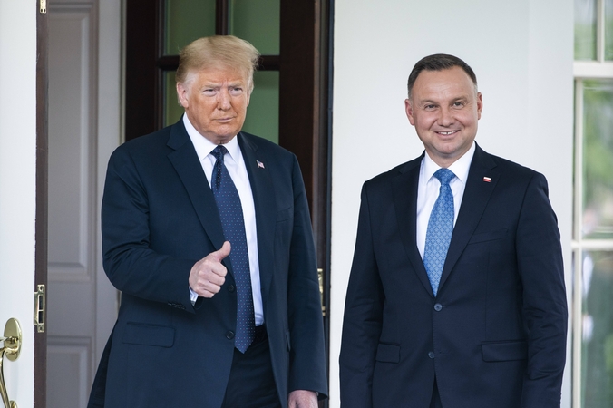 Duda: Trumpas lankysis Lenkijoje