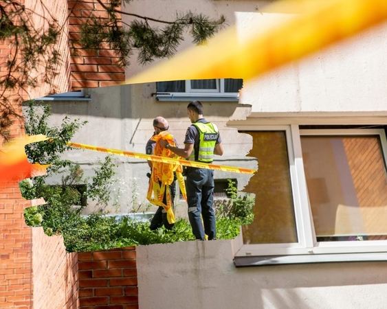 Egzekucija sostinėje: girtas vyras aptalžė moterį ir galiausiai ją išstūmė pro langą