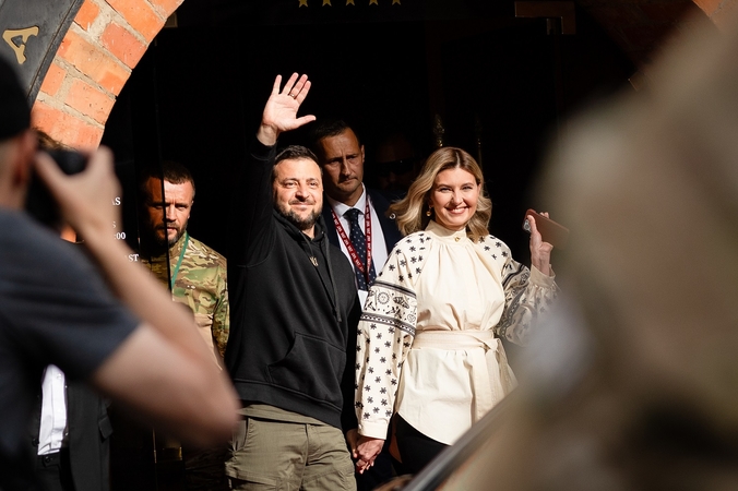 Nuo Astravo iki reformų: keturi V. Zelenskio vizitai Lietuvoje