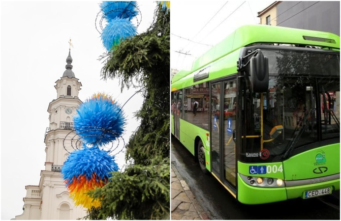Eismo ribojimai Kaune šventiniu laikotarpiu: ką svarbu žinoti