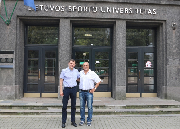 Murat Didin (dešinėje) ir dr. Aivaras Ratkevičius (kairėje)