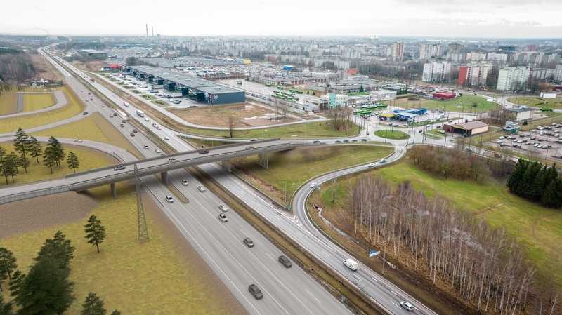 Viaduko statybos: uždaromas įvažiavimas į Ašigalio gatvę