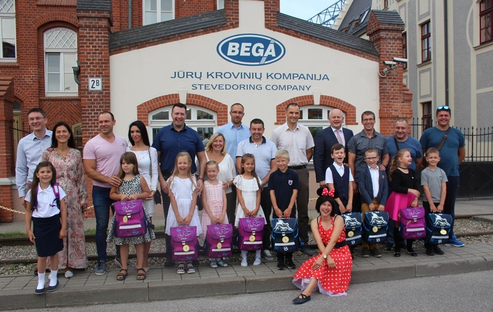 Šiemet į mokslus išlydėta jau aštuonioliktoji „Begos“ pirmokėlių karta.