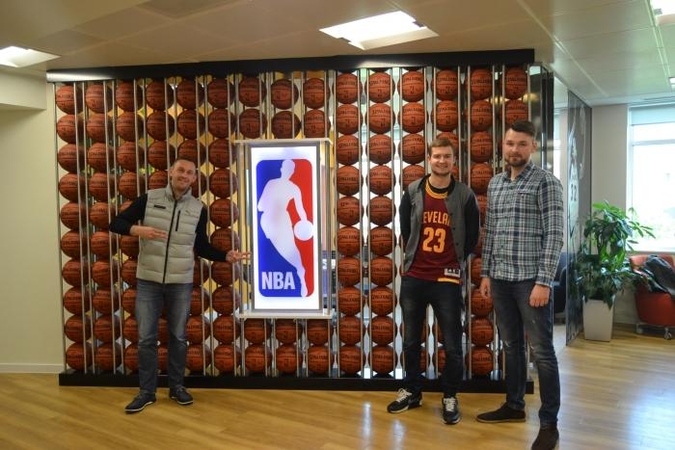 LSU studentams buvo atvertos NBA būstinės durys
