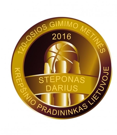 Krepšinio pradininkui Lietuvoje atminti – unikalus ženklelis