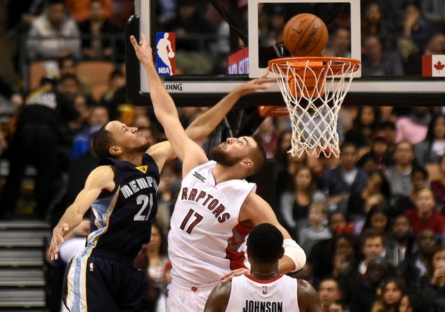 J. Valančiūnas prie "Raptors" pergalės prisidėjo dešimčia taškų