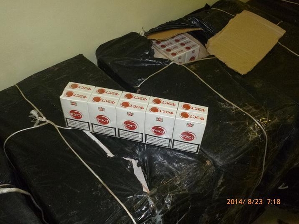 Šalčininkų rajone sulaikytas cigarečių krovinys ir septyni įtariamieji