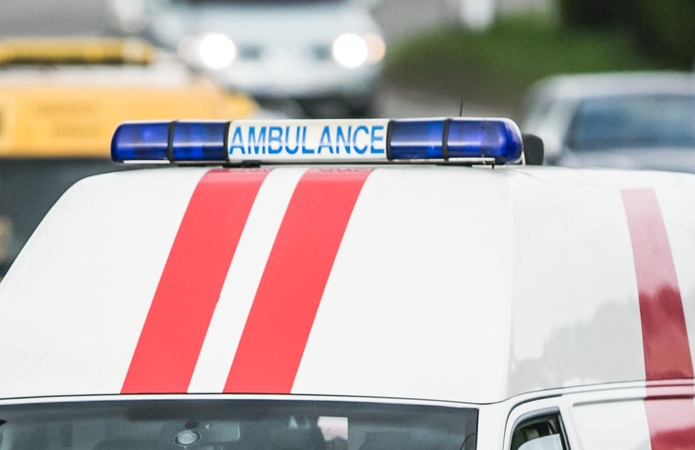 Per avariją nukentėjo motociklo keleivis