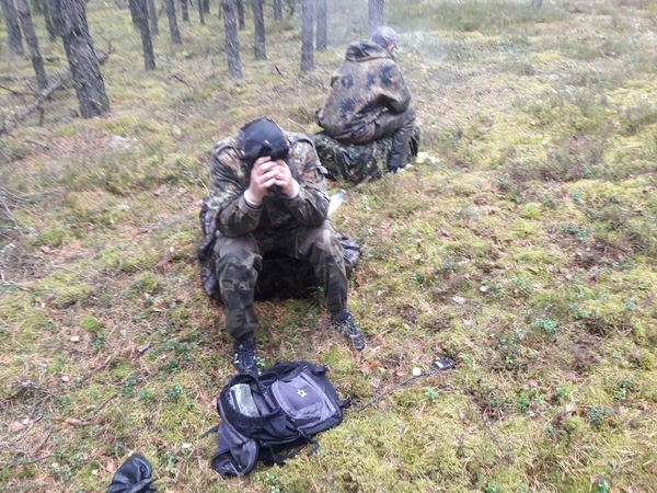 Maskuojantys drabužiai kontrabandininkams nepadėjo