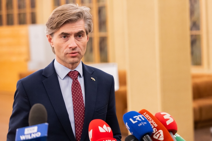 Budrys: Lietuva norėtų ES ir JAV susitarimo dėl muitų
