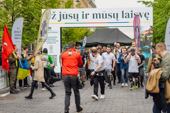 Simbolinis bėgimas „Už jūsų ir mūsų laisvę“