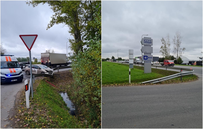 Į avariją Ateities plente pateko „Bolt“ automobilis