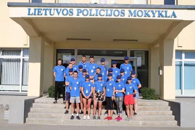 Lietuvos policijos mokykloje prasidėjo jaunimo stovykla