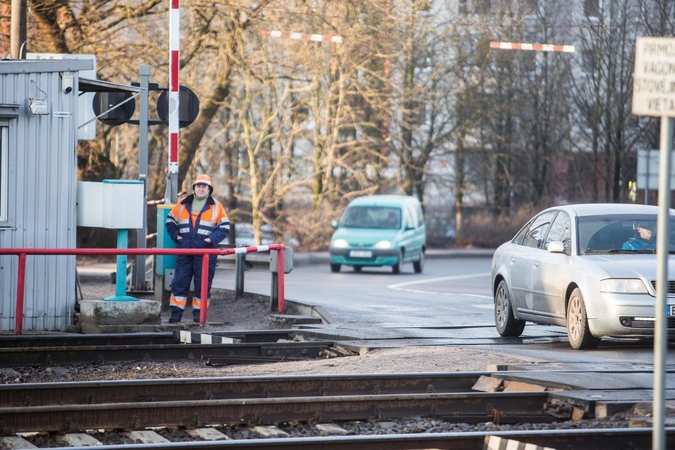 Nelygi kova: automobilis prieš traukinį