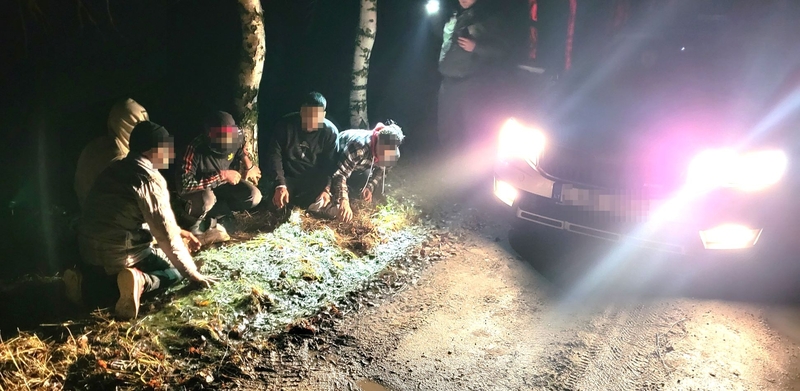 Pasieniečiai sulaikė Rusijos pilietį, gabenusi penkis neteisėtus migrantus