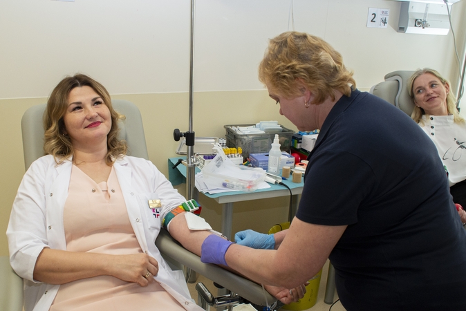 NKC: gydymo įstaigose atliekant daugiau kraujo perpylimų, gyventojai kviečiami nelikti abejingi