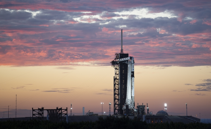 NASA sekmadienį nugabens į TKS keturis astronautus