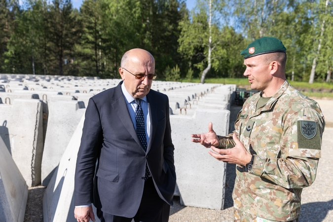 Andrius Kubilius lankėsi Rūdninkų poligone