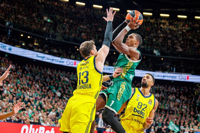 Eurolyga: Kauno „Žalgiris“ – Stambulo „Fenerbahče“ 65:72